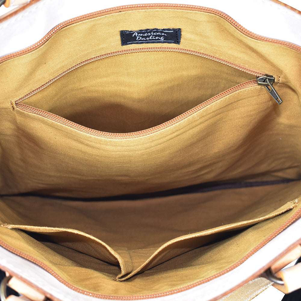 LC-ADBGS143ACSL Tote Hair On Genuine Western Leather Women Bag