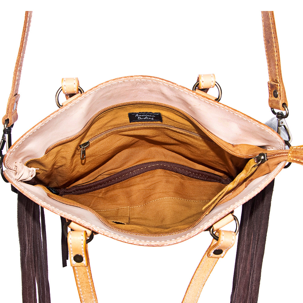 LC-ADBGS144ACTRQ Messenger Genuine Western Leather Women Bag