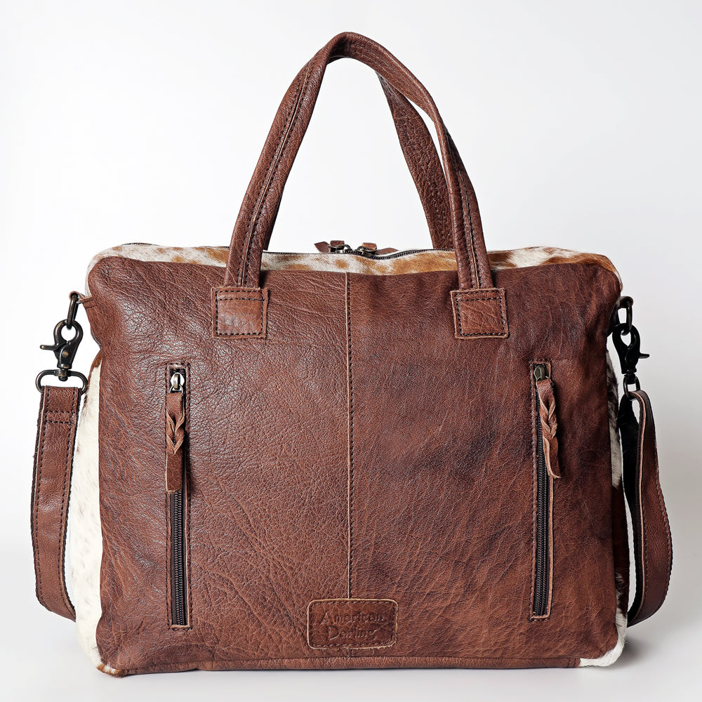 ADBG264 American Darling Tote Bag - Handcrafted Hair-On Cowhide & Western Leather Bag