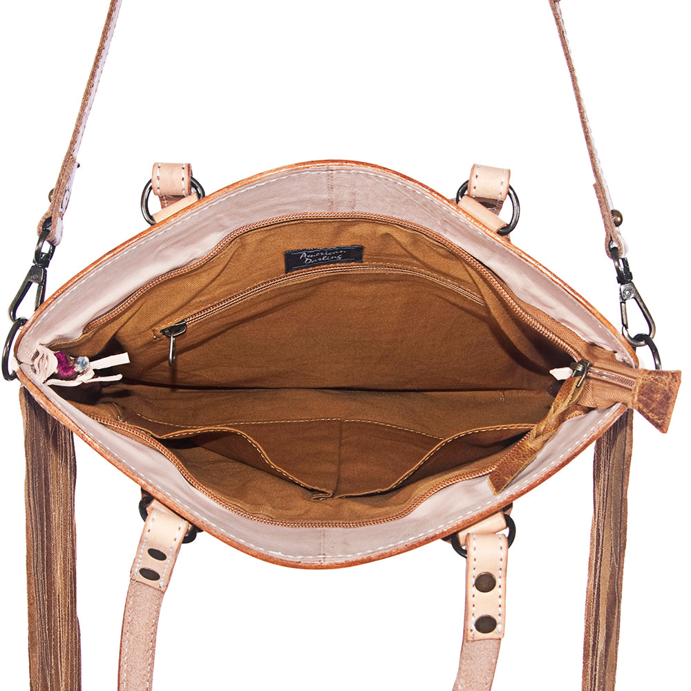 LC-ADBGS144SER6 Messenger Genuine Western Leather Women Bag Cora