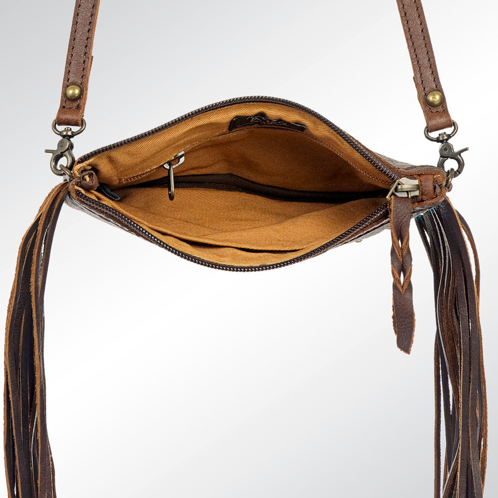 LC-ADBGS132TRQFRNG Crossbody Genuine Western Leather Women Bag
