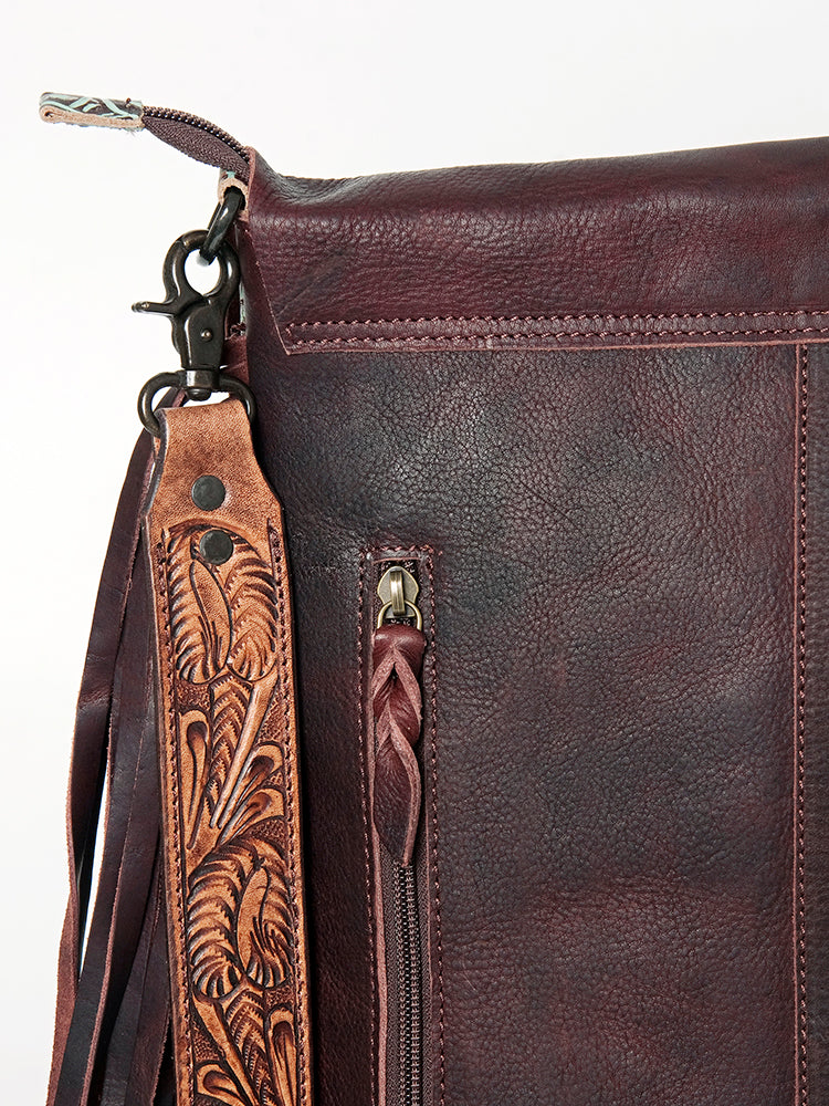 LC-ADBGZ128 Messenger Genuine Western Leather Women Bag