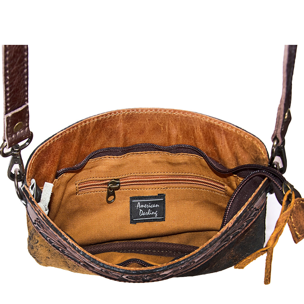 LC-ADBGS199BRAC2 Crossbody Genuine Western Leather Women Bag