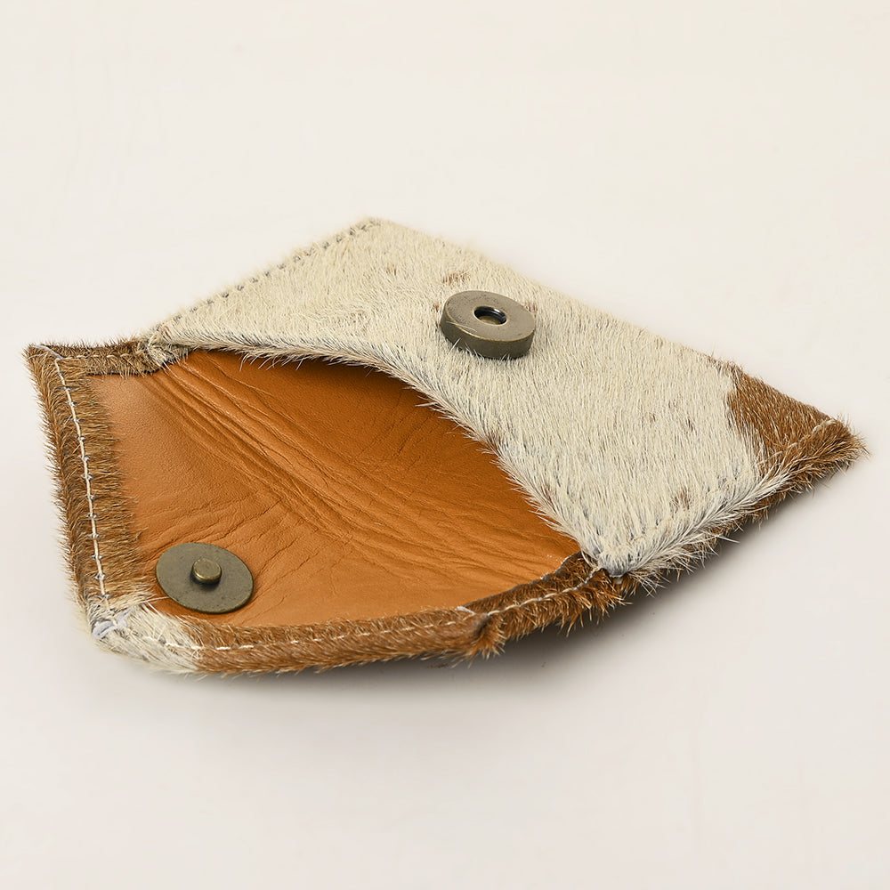 ADBG471 Genuine Hair-On Leather Coin Purse - Western Style by American Darling