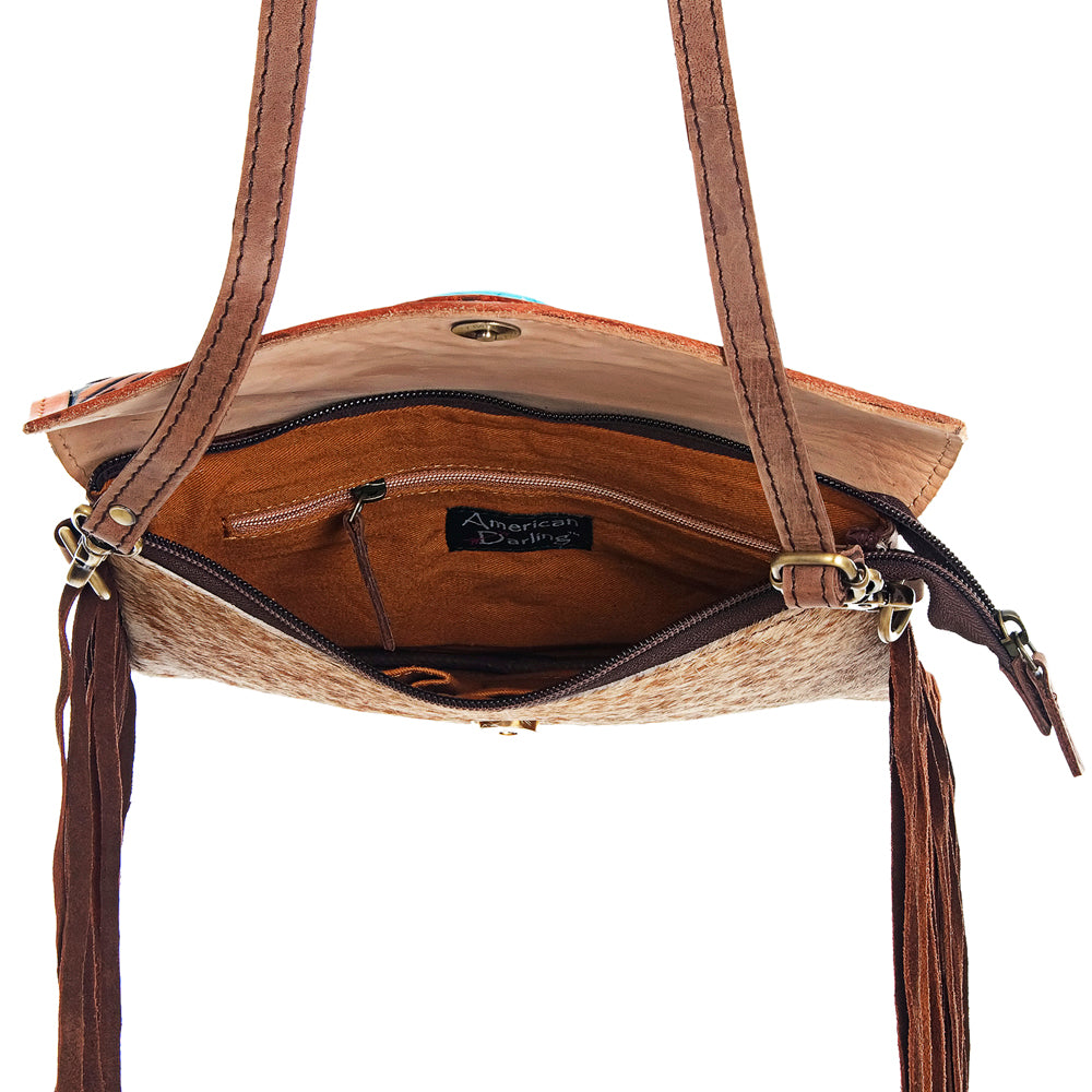 LC-ADBGD101 Envelope Hair-On Genuine Western Leather Women Bag