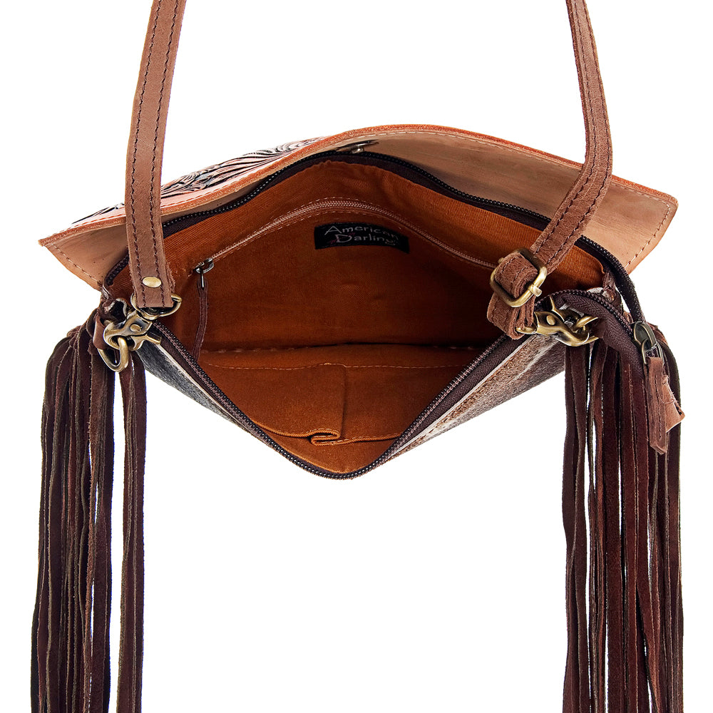 LC-ADBGD104 Envelope Hair-On Genuine Western Leather Women Bag