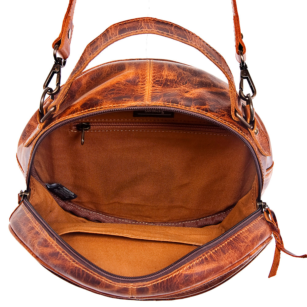 ADBG463 American Darling Hand Tooled Leather Canteen Bag