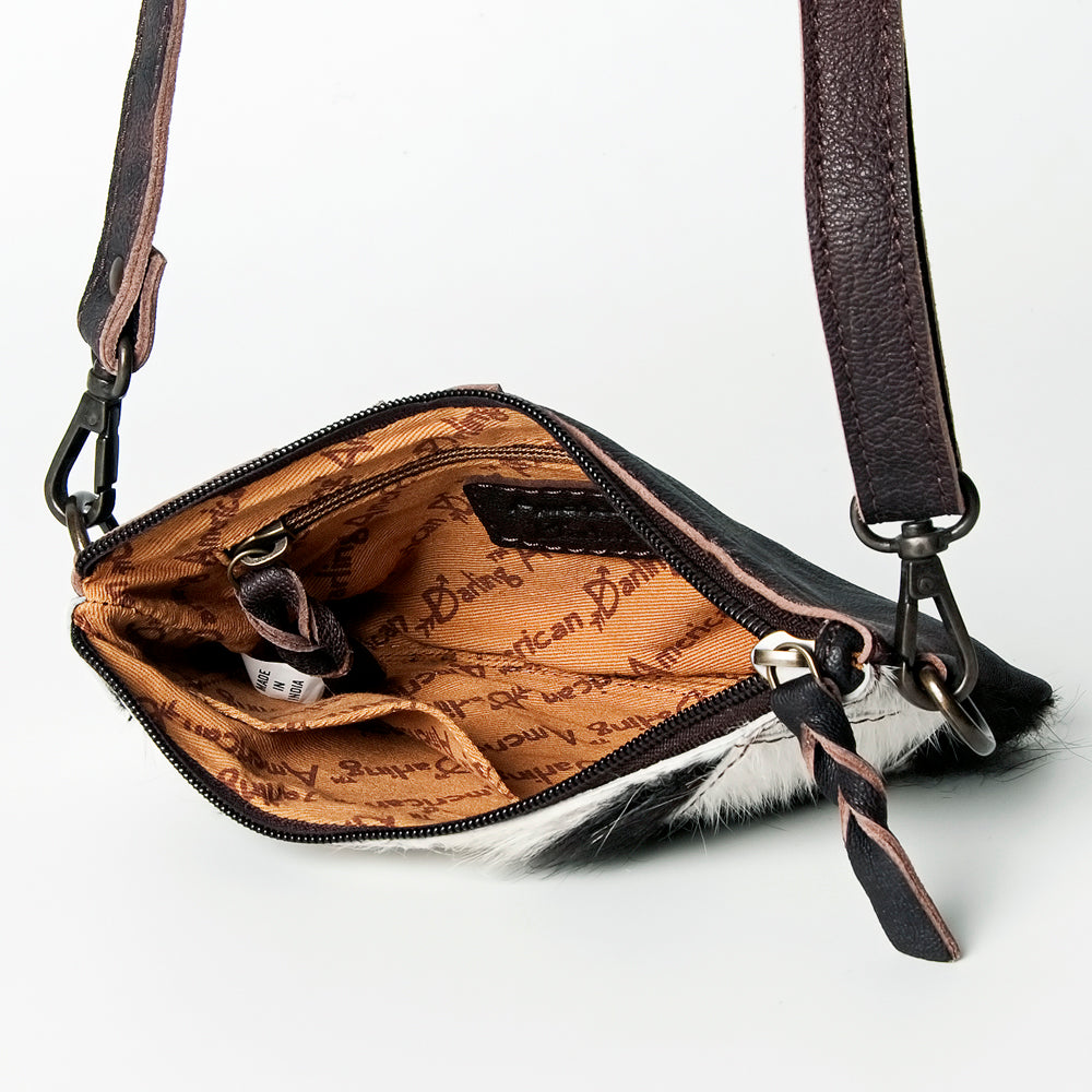 LC-ADBGZ162 Crossbody Hair-On Genuine Western Leather Women Bag