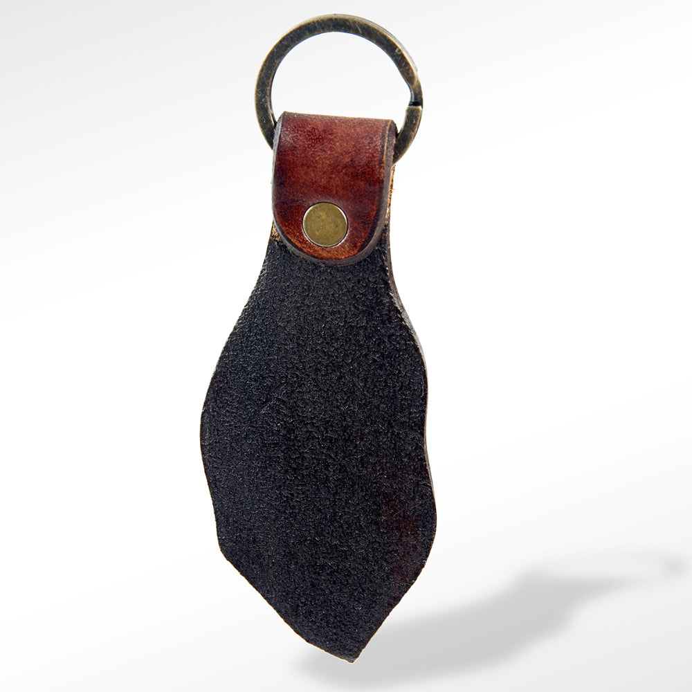 LC-ADKR147 Hand Tooled Genuine Leather Keyring