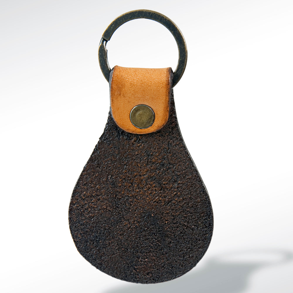 LC-ADKR148 Hand Tooled Genuine Leather Keyring