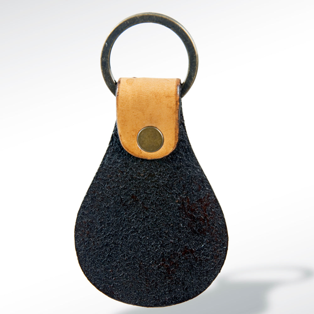 LC-ADKR149 Hand Tooled Genuine Leather Keyring