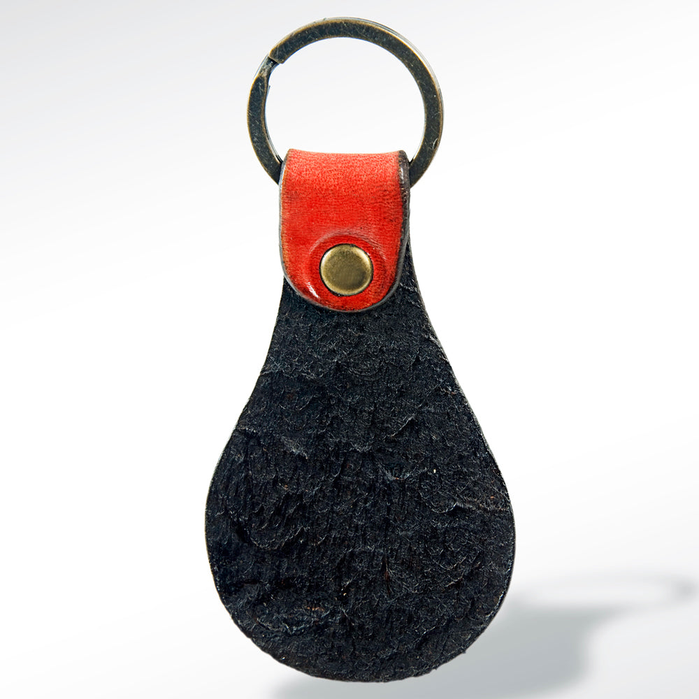 LC-ADKR151 Hand Tooled Genuine Leather Keyring