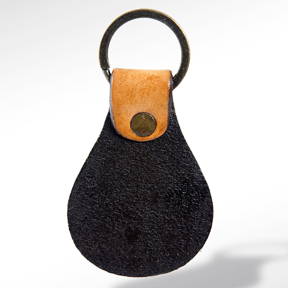 LC-ADKR154 Hand Tooled Genuine Leather Keyring