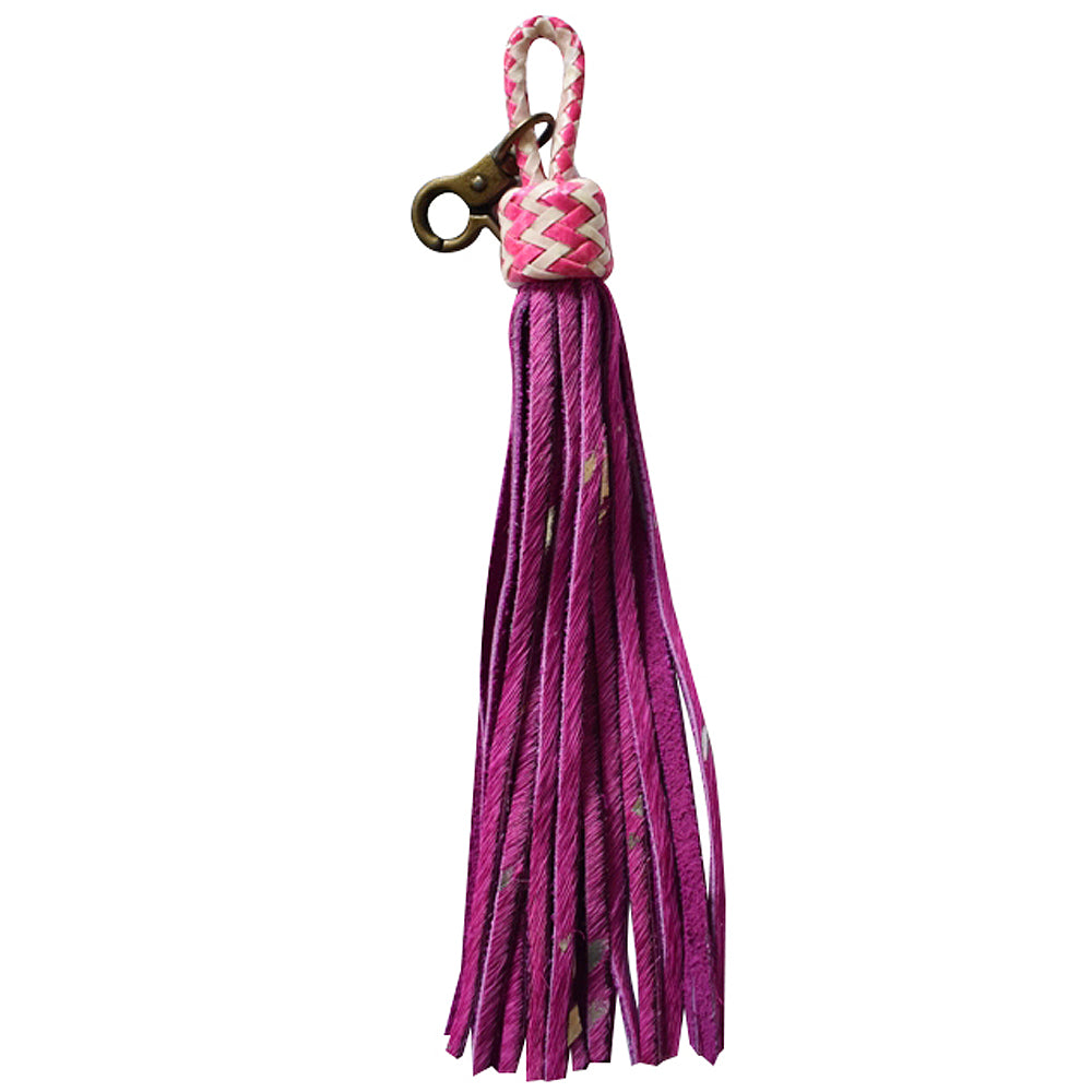 LC-ADTLG102-6 Tassel Fringes Genuine Leather