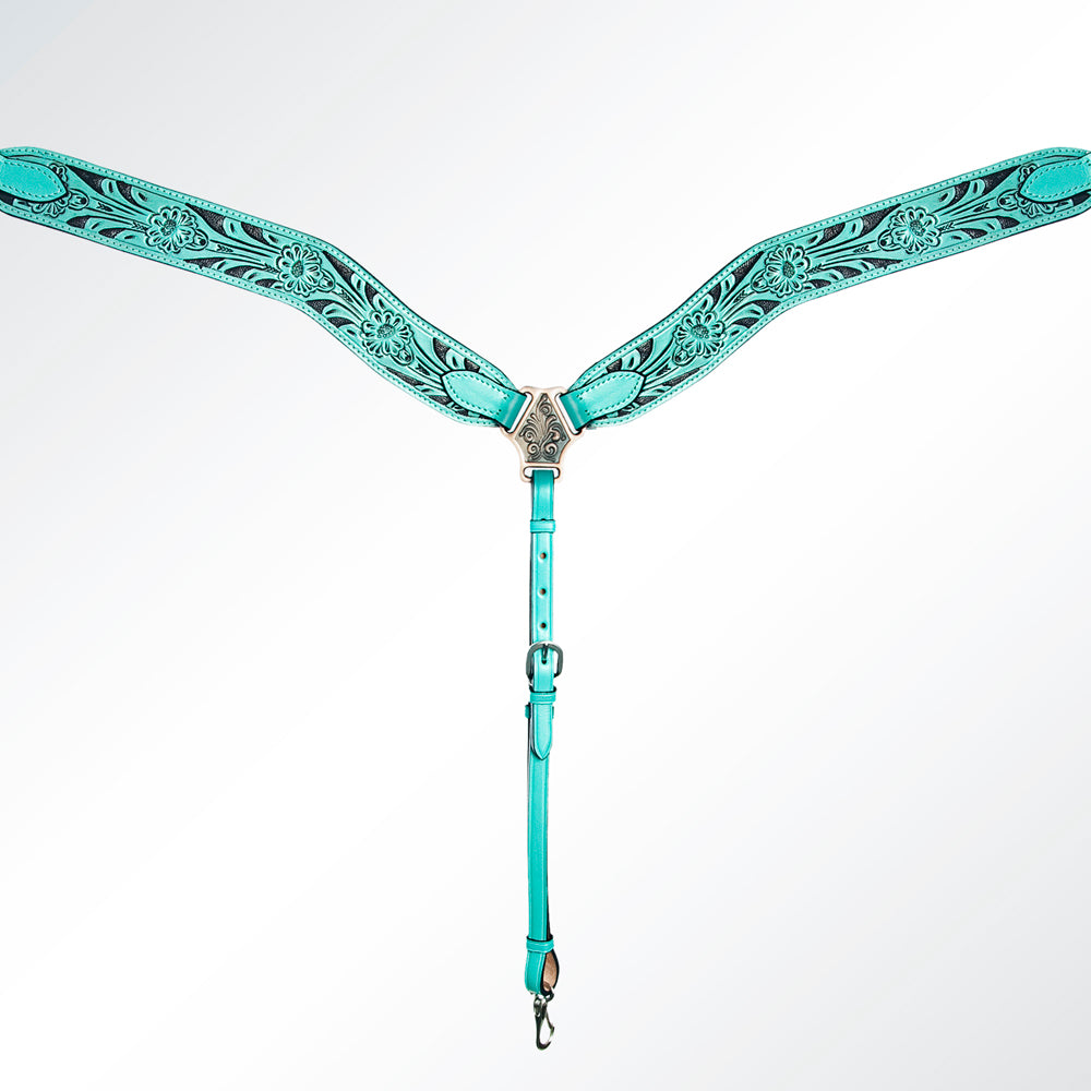 LC-ADPAF105-BC Western Leather Breast Collar