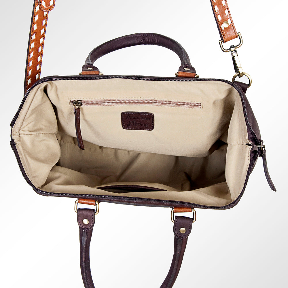 LC-ADBGI144 Tote Hand Tooled Genuine Western Leather Women Bag