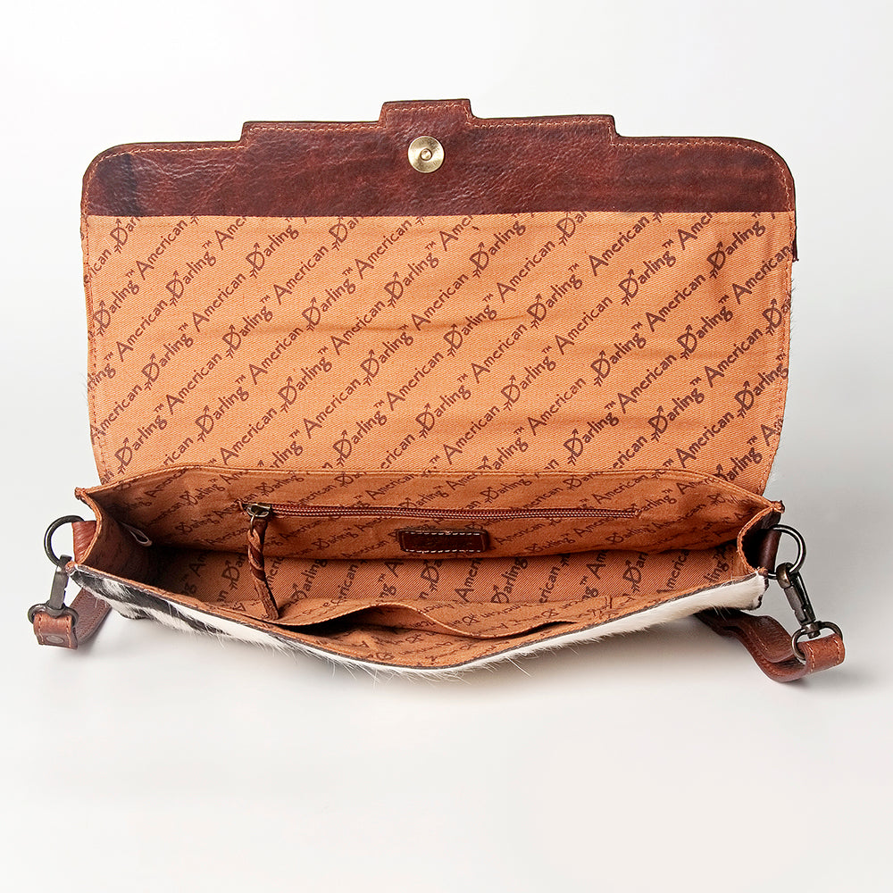 LC-ADBGZ280 Crossbody Hair-On Genuine Western Leather Women Bag