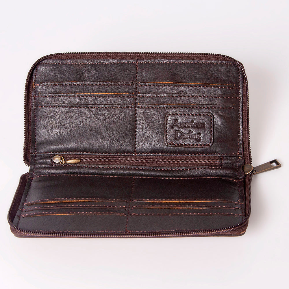 LC-ADBGZ286 Wallet Genuine Western Leather Women Bag