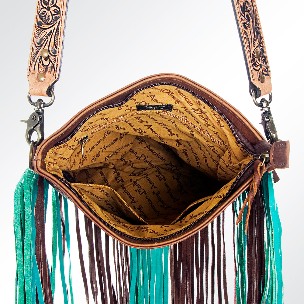 GIBG241-Large Crossbody Genuine Western Leather Women Bag