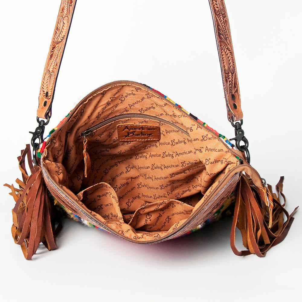LC-ADBGZ306F Crossbody Genuine Western Leather Women Bag