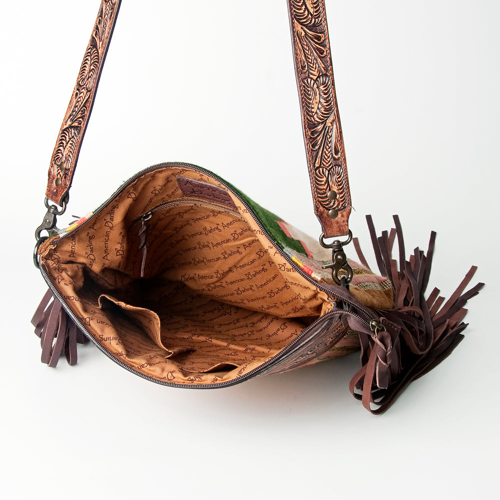 LC-ADBGZ306J Crossbody Genuine Western Leather Women Bag