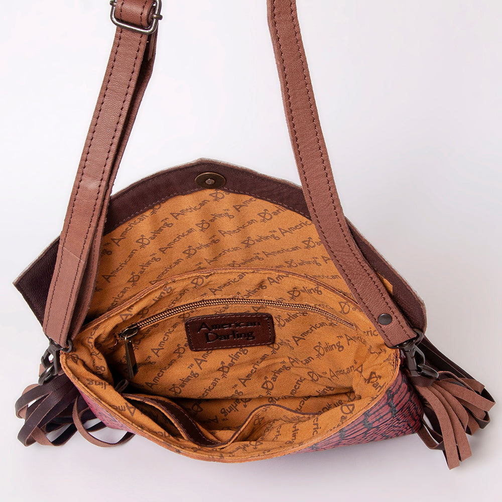 LC-ADBGZ314 Envelope Genuine Western Leather Bag