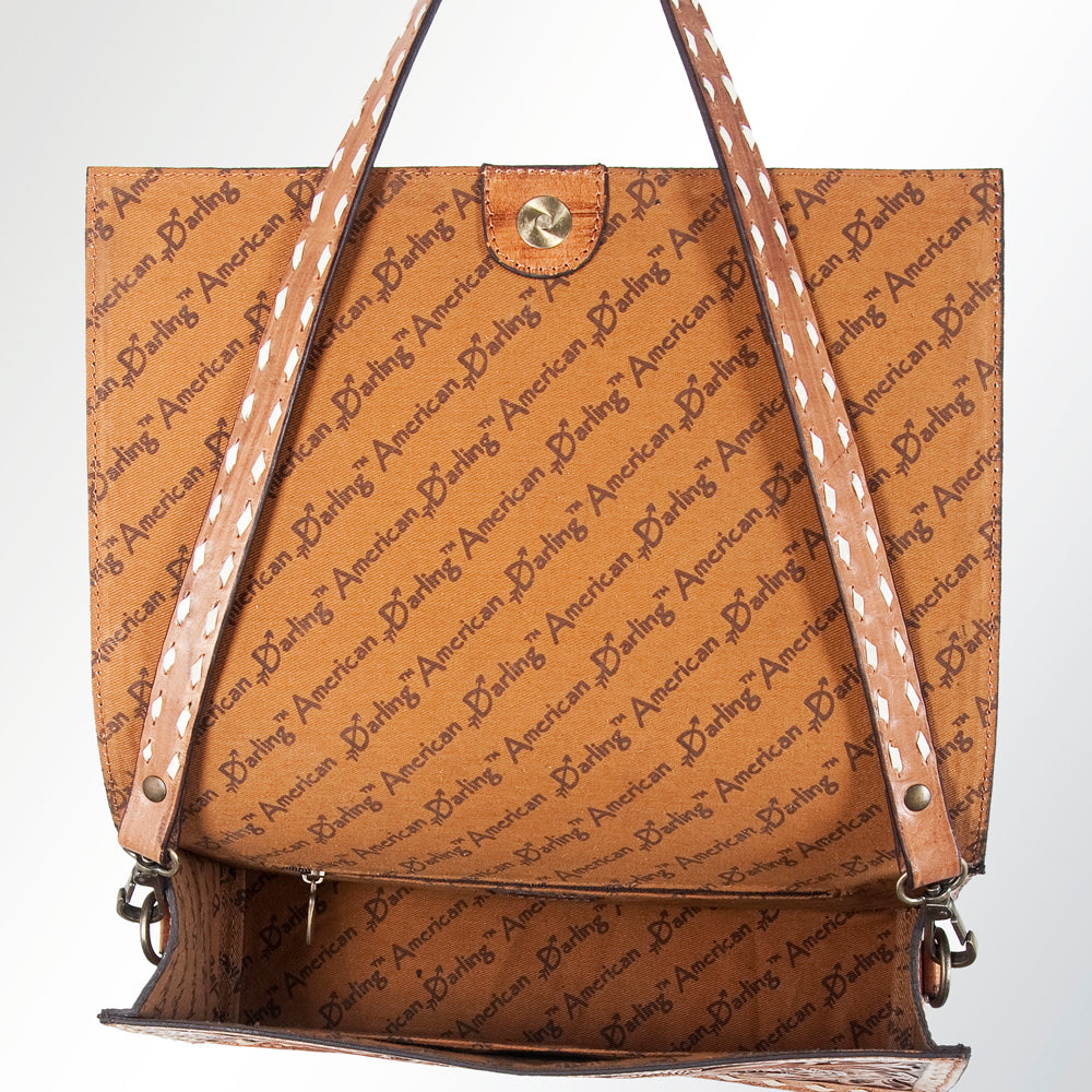 LC-ADBGZ327 Crossbody Genuine Western Leather Women Bag