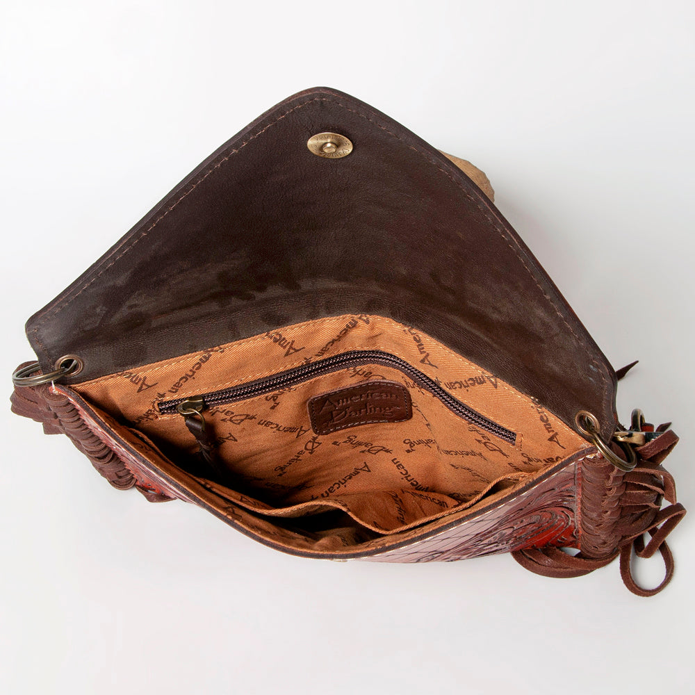 LC-ADBGK103 Envelope Genuine Western Leather Women Bag