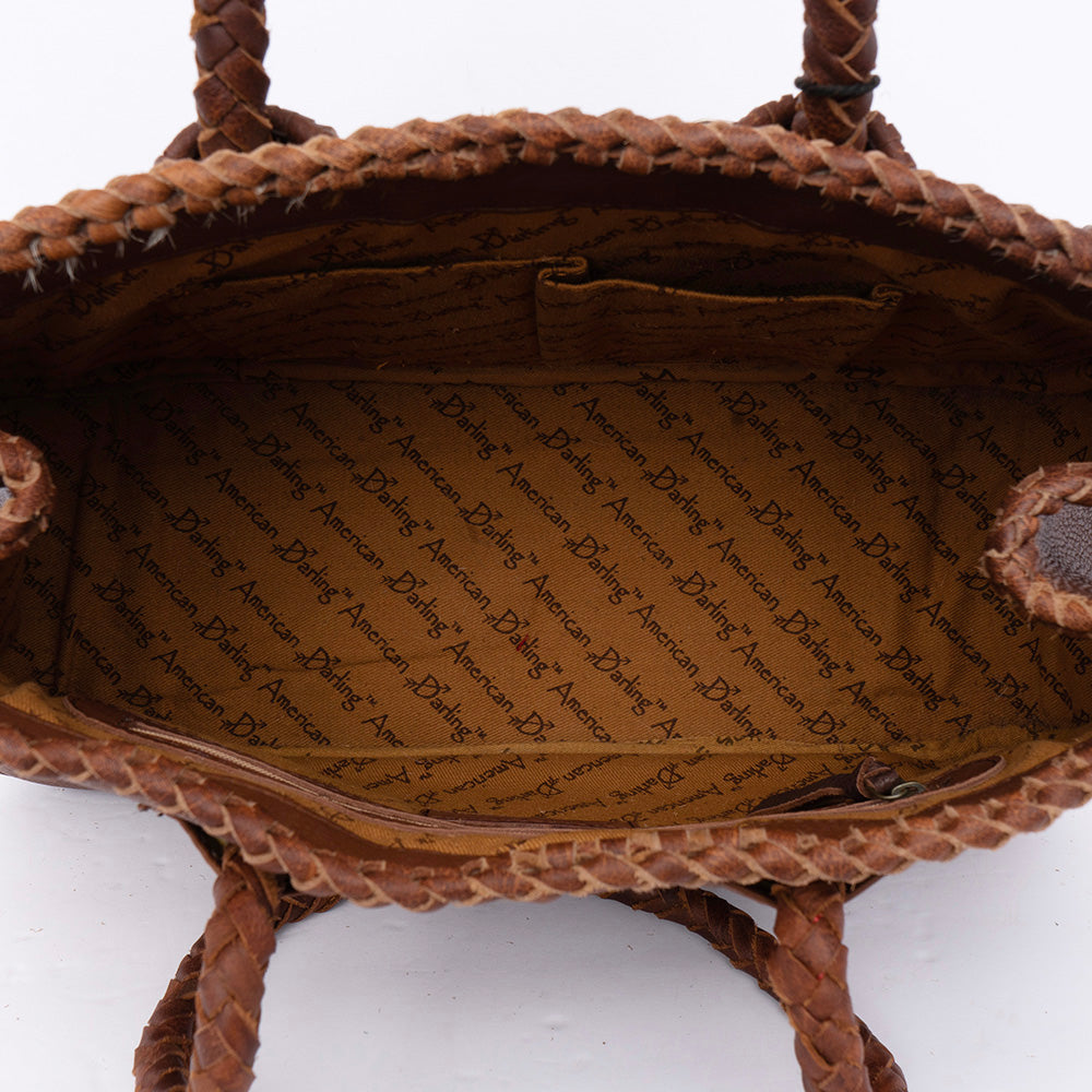 ADBGD127 Tote Genuine Western Leather Women Bag Sage