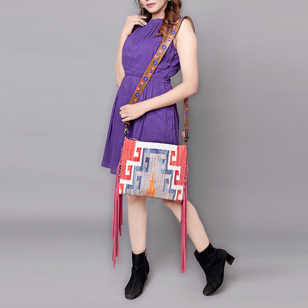 LC-ADBGZ374 Crossbody Genuine Western Leather Women Bag