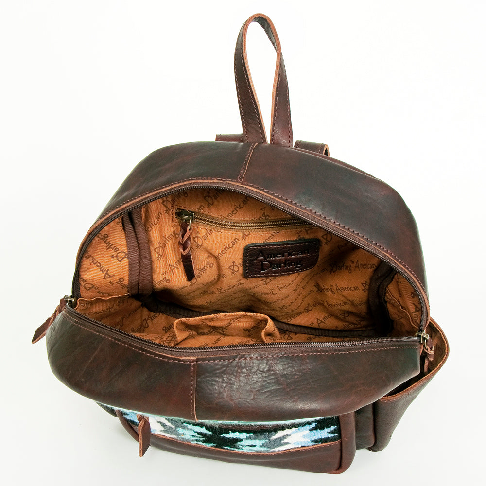 LC-ADBGZ214B Backpack Genuine Western Leather Women Bag