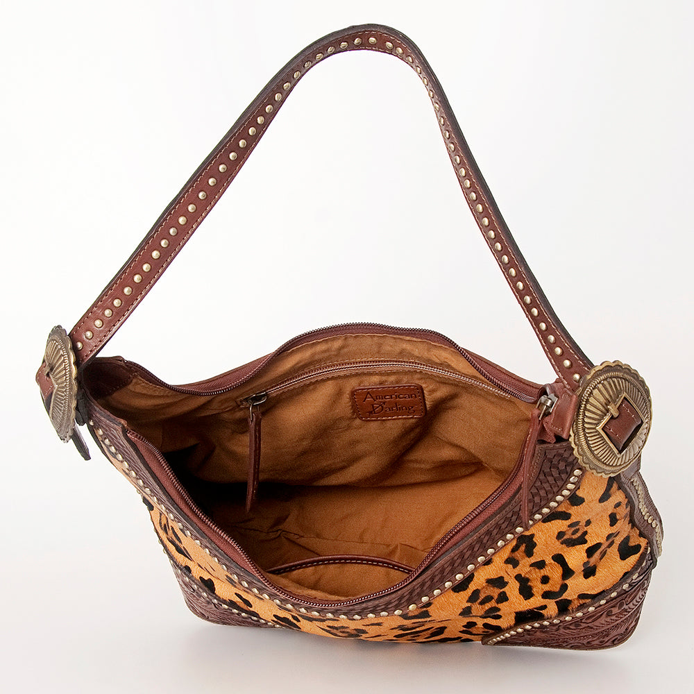 ADBGI188 Hobo Hair On Genuine Western Leather Women Bag