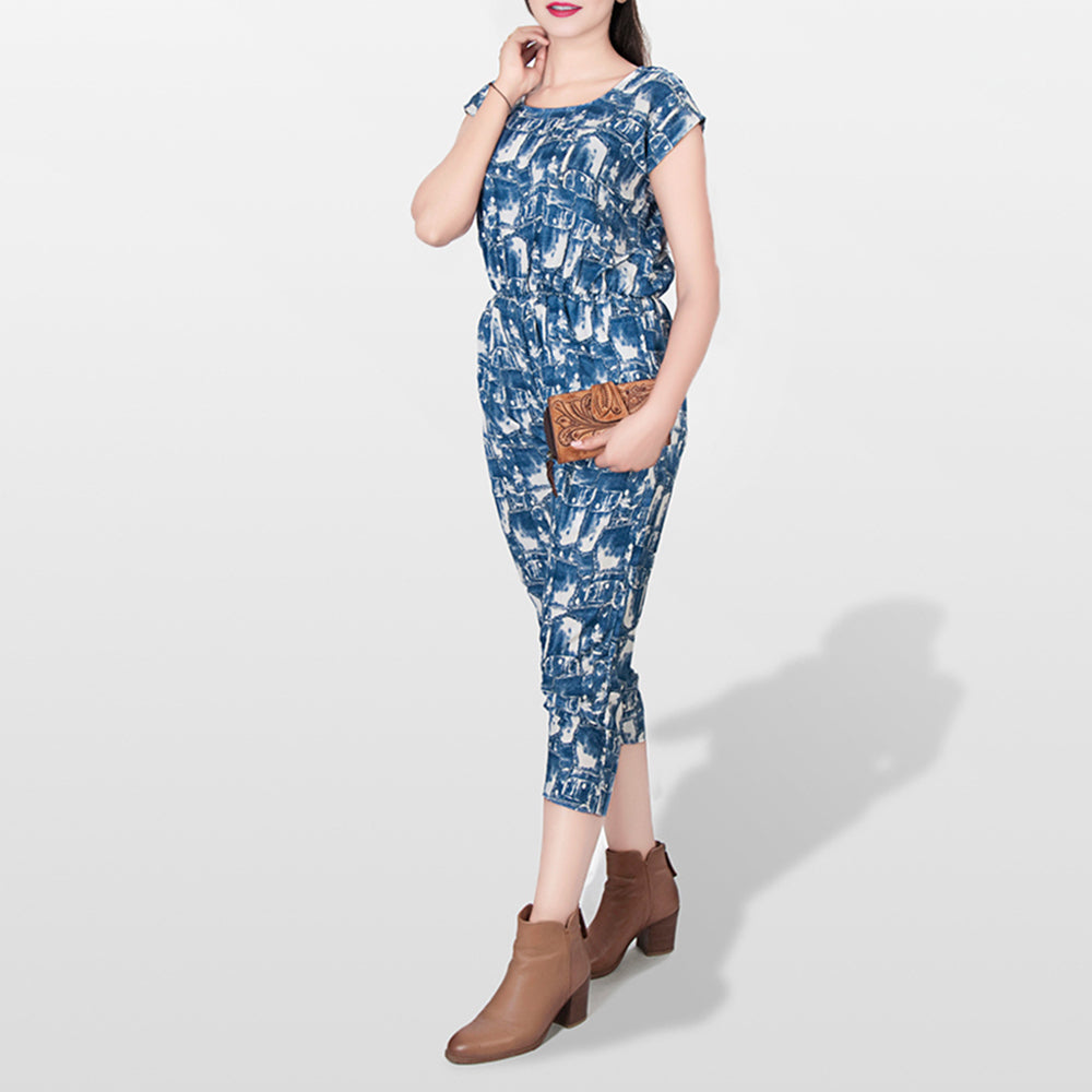 LC-ADBGZ469 Hand-Tooled Tan Leather Western Wallet - Floral Carved Bifold with Snap Closure