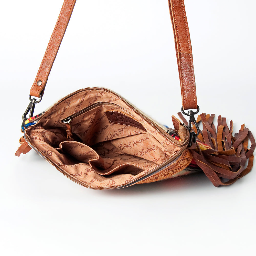 LC-ADBGZ184P Crossbody Genuine Western Leather Women Bag