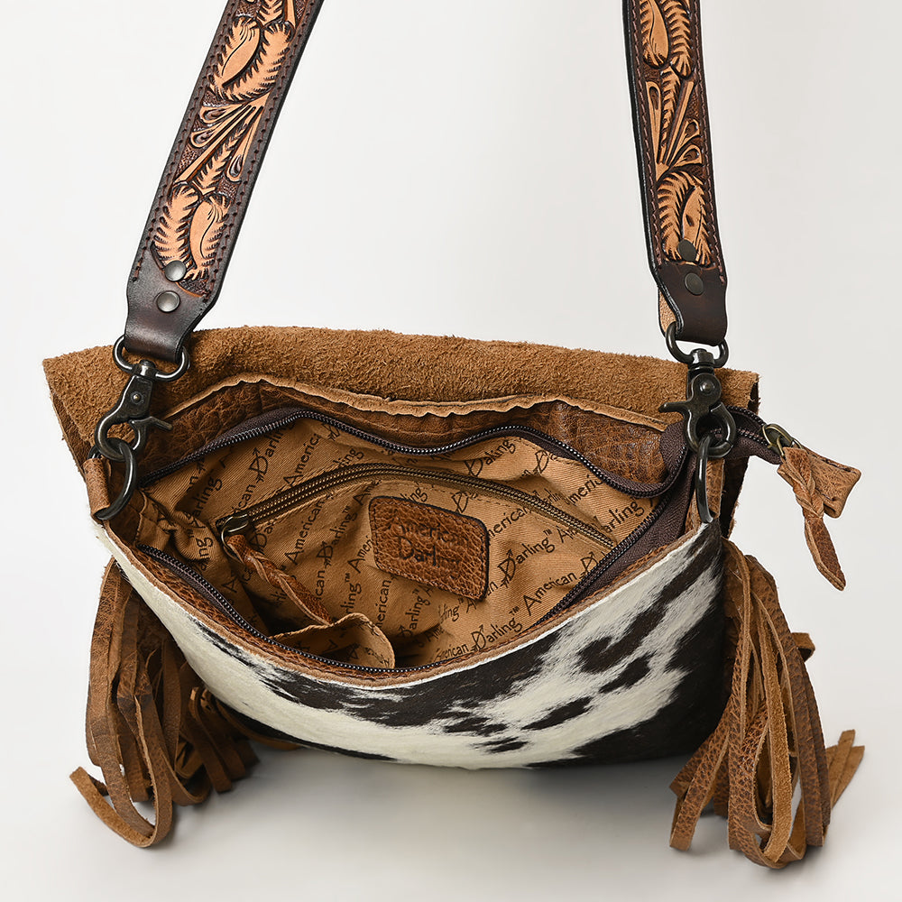 LC-ADBGZ137B Messenger Genuine Western Leather Women Bag Becca