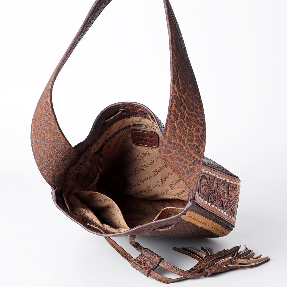 LC-ADBGZ485 Bucket Genuine Western Leather Women Bag