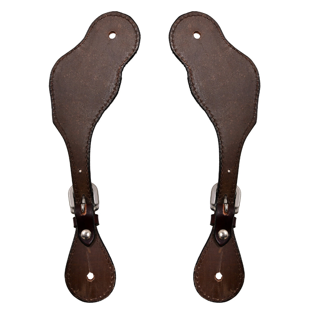 BER110-Western American Leather Spur Strap