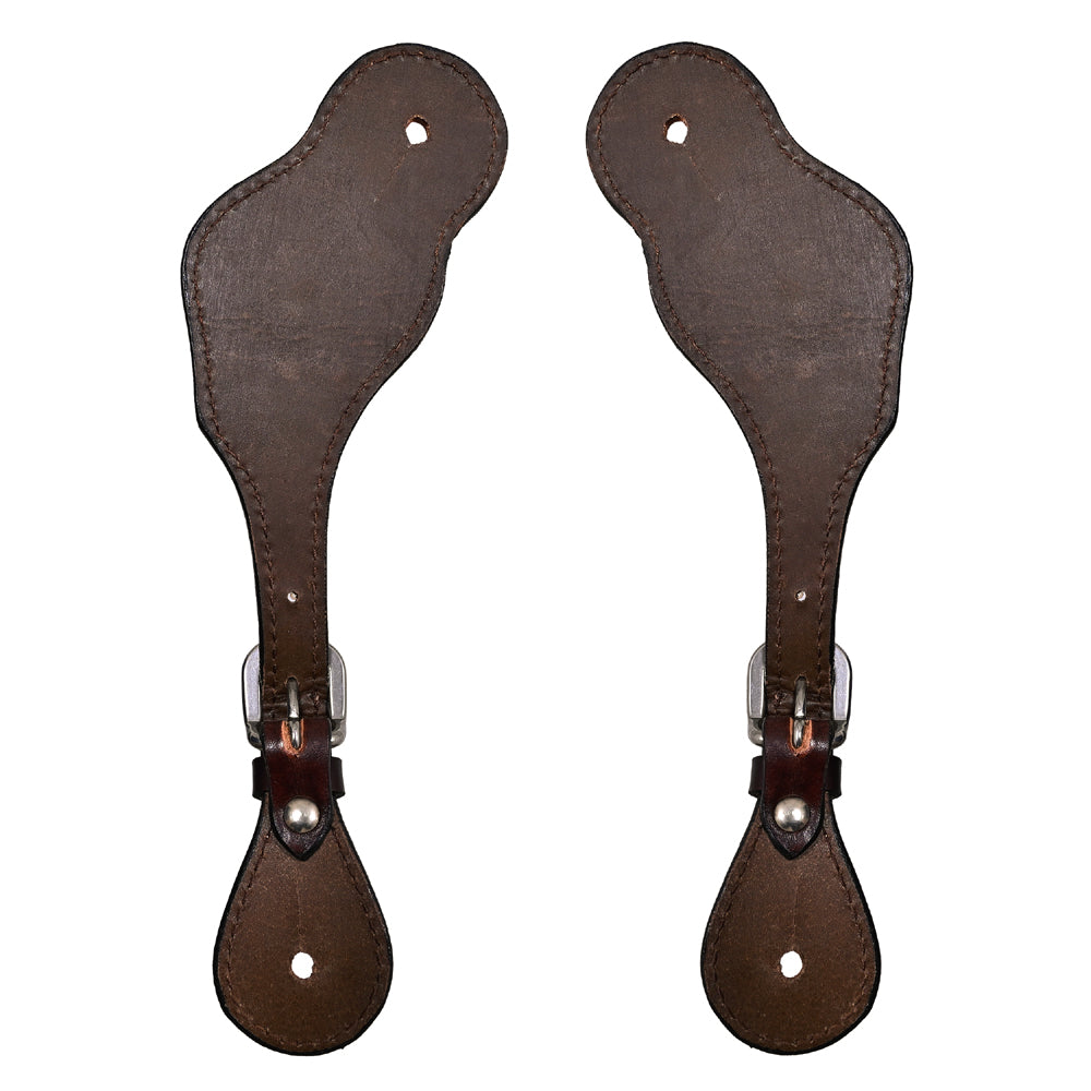 BER113-Western American Leather Spur Strap