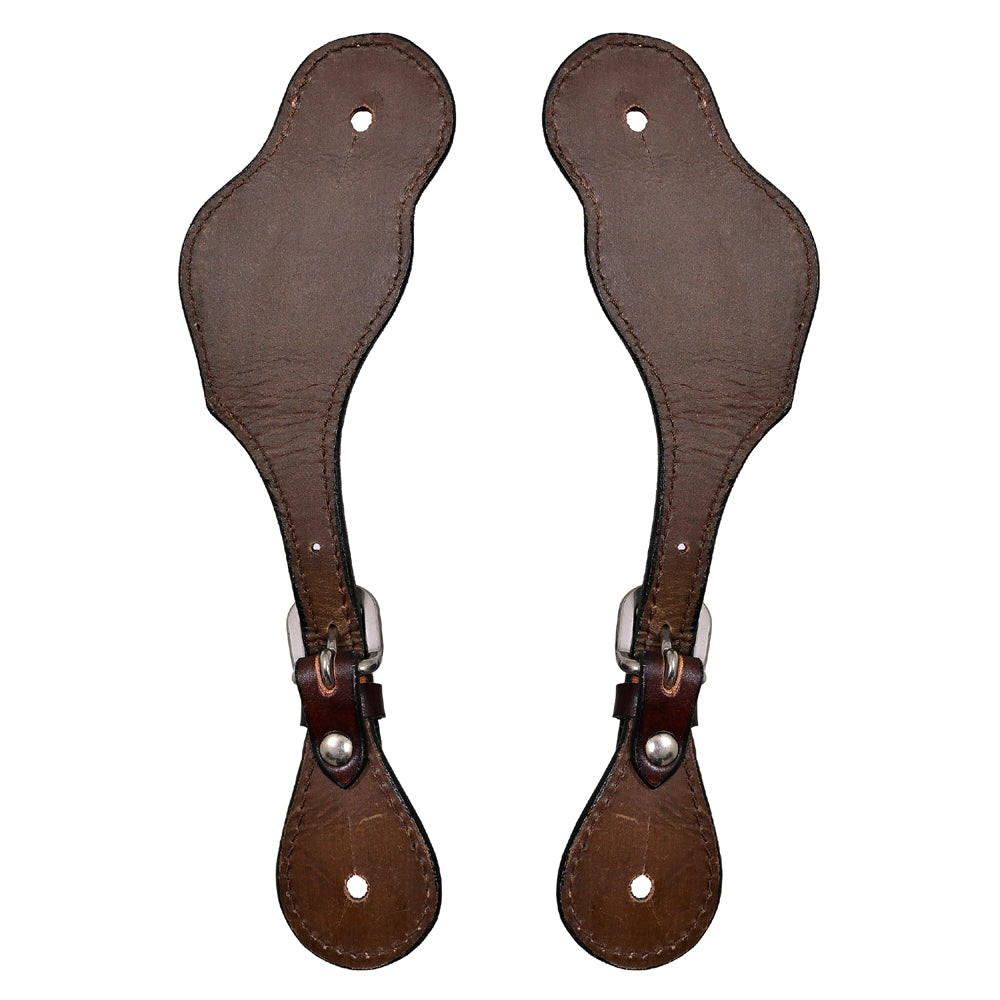 BER117-Western American Leather Spur Strap