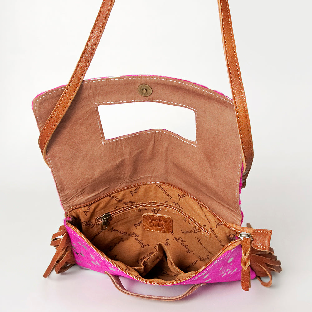 ADBG501 Crossbody Hair On Genuine Western Leather Women Bag