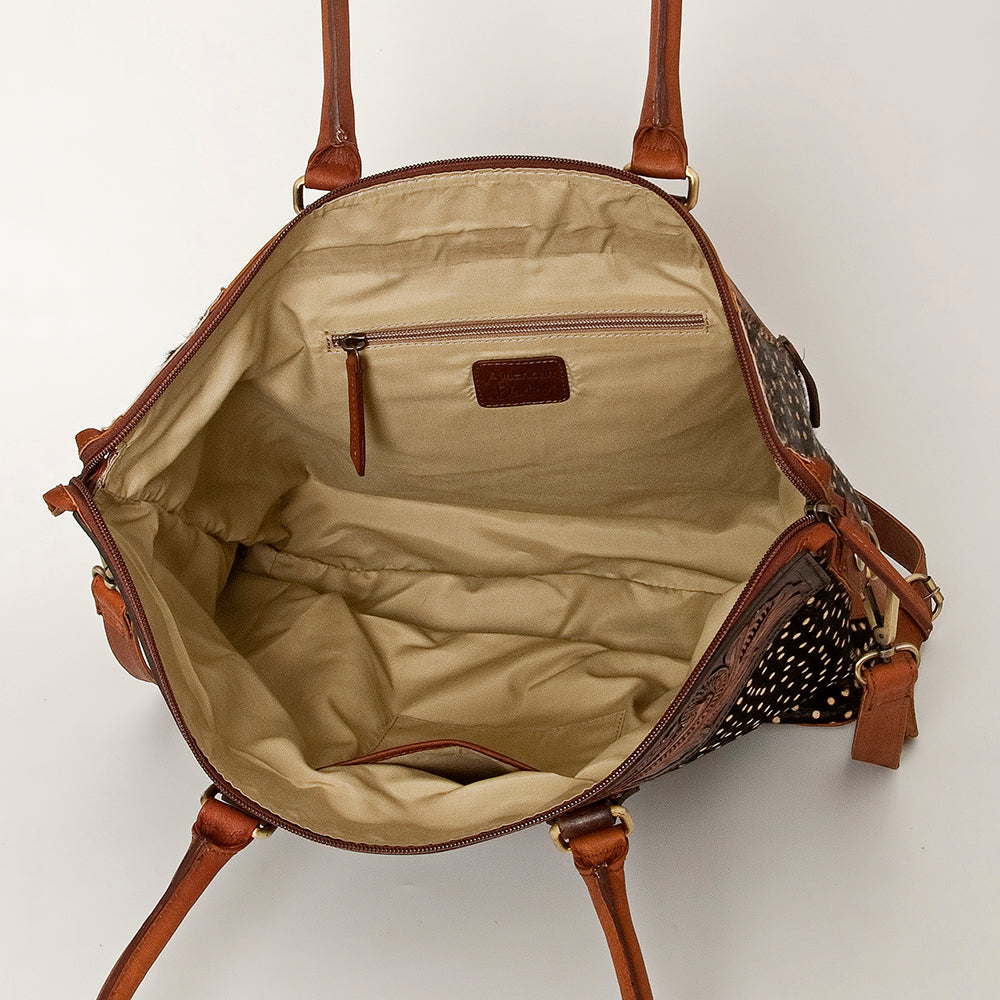 LC-ADBGI105 Tote Genuine Western Leather Women Bag Sage