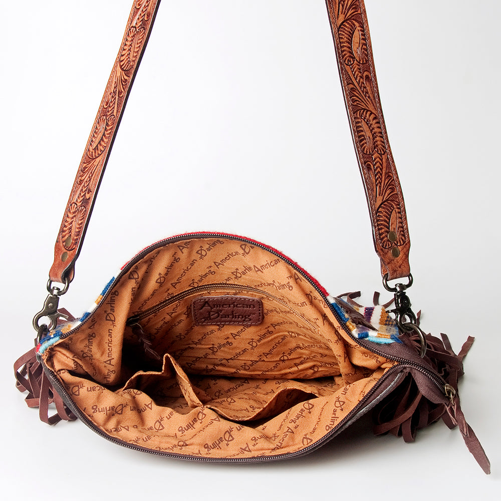 LC-ADBGZ582 Crossbody Genuine Western Leather Women Bag