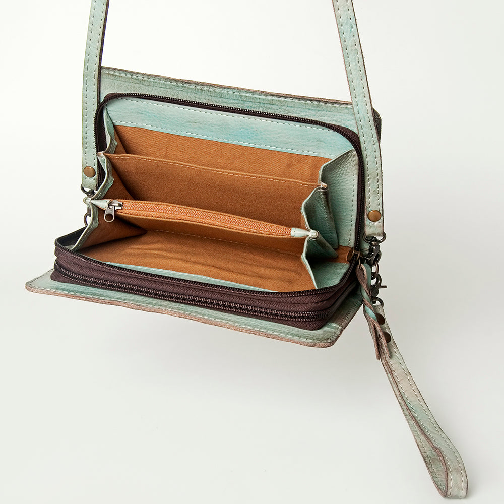 NMBG106 Wristlet Genuine Leather women bag western Bag