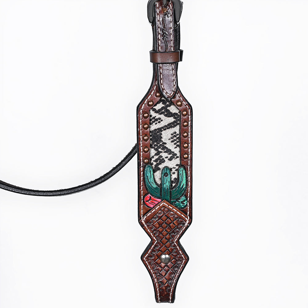 BER170-Western Leather Headstall