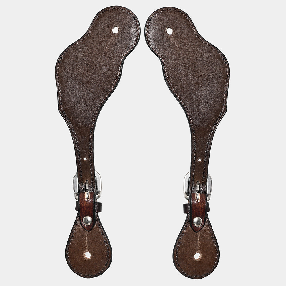 BER175-Western American Leather Spur Strap