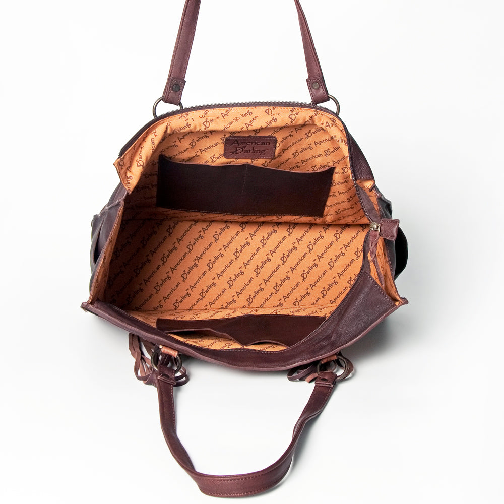 LC-ADBGZ201C Tote Genuine Western Leather Women Bag