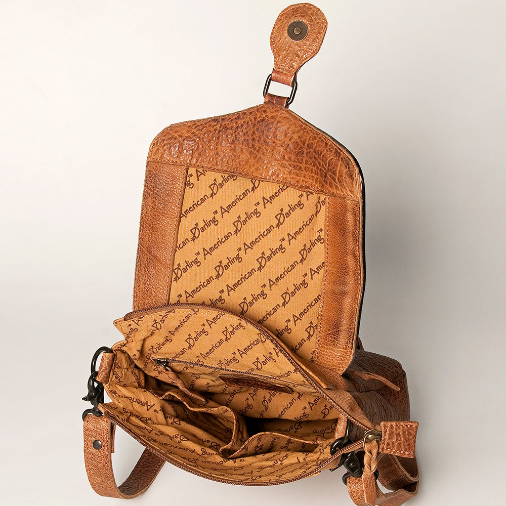 LC-ADBGZ594 Crossbody Genuine Western Leather Women Bag Becca