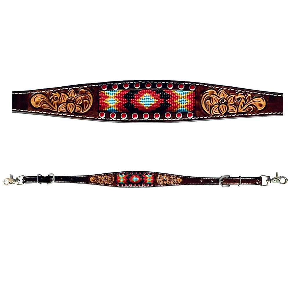 BER224-Western Leather Wither Straps