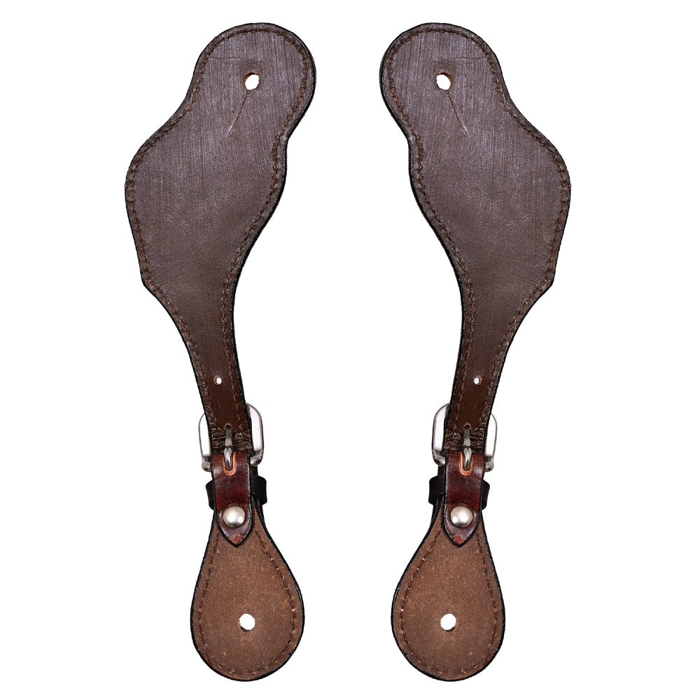 BER225-Western American Leather Spur Strap