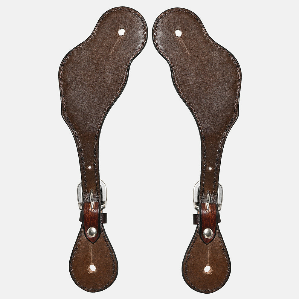 BER240-Western American Leather Spur Strap